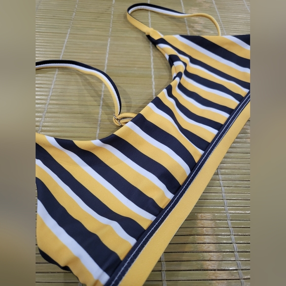 Yellow Black Stripe Small Bikini - Picture 6 of 7